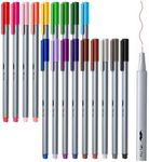 Mr. Pen- Fineliner Pens, 18 pcs, Colorful Pens, 0.4mm Fineliners Pens, Art Pens, Writing Pens Fine Point Pen, Color Pens Fine Point Smooth Writing Pens, Fine Tip pens, Drawing Pens, Fine Line Pens