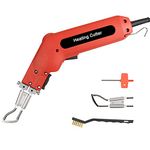 DOMINOX Electric Sailing Cutter Knife Rope Cutter Kit Wire Cutter Fabric Hot Knife Cutting Tool for Cutting Belt, Webbing, Fiber, Cloth, Nylon Rope, Rubber, Carpet, Styrofoam, EPS, etc (100W, 220V)