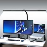 MACASA Double Head LED Desk Lamp wi
