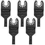 Pack of 5 x 10mm Wide Oscillating Multi Tool Blades/Wood Cutter Saw Blades Set Compatible with Dremel Fein Multimaster Makita Stanley Worx Dewalt Multi Tool Etc Oscillating Multitool Blade