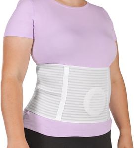 BraceAbility Hernia Belt for Men & Women | Stomach Truss Binder with Compression Support Pad for Abdominal, Umbilical, Navel & Belly Button Hernias (8", Large/X-Large)