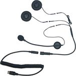 iMC Motorcom HS-H130P Open-Face Helmet Headset for 7 Pin Harley Davidson Audio Systems