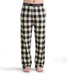 Little Blue House by Hatley Mens Pajama Pants, Cream Plaid, Large