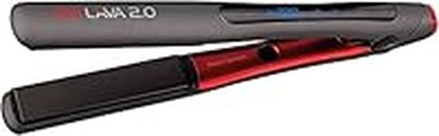 CHI Lava 2.0 Hairstyling Iron | Flat Iron Hair Straightener and Curler | Lower Heat for Less Damage | Amazing Shine | Reduces Frizz | Dual Voltage | Hair Straighteners for Women | Made in Germany