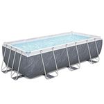 Steel Pro MAX 13'3" x 6'7" x 39.5"/4.04m x 2.01m x 1.00m Rectangular Pool Set