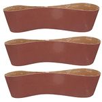 XTYML 6-Inch x 48-Inch Aluminum Oxide Sanding Belts, 80/120/150/240/400 Assorted Grits, 5-Pack…