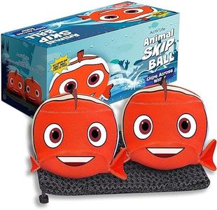 Activ Life The Ultimate Skip Ball: Divertimento estivo garantito Palla rimbalzante sull'acqua, Un compagno indispensabile per tutte le età, Confezione da 2, Pesce pagliaccio