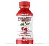 Country Spoon 100% Tart Cherry Juice (70+ Tart Cherries Per 8 oz) 12 Pack | Not from Concentrate, Single Ingredient Drink, Melatonin Rich, Healthy Fruit Drink (Cherry)