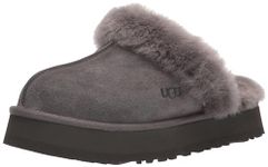 UGG Women's Disquette Slipper, Charcoal, 8