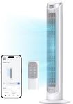 Dreo Smart Tower Fan for Bedroom, Standing Fans for Indoors, 90° Oscillating, 26ft/s Velocity Quiet Floor Fan with Remote, 12H Timer, Voice Control Fans for Indoors, Compatible with Alexa