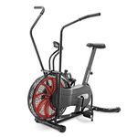 Marcy Cross-Trainer NS1000 Cross Trainer and Exercise Bike with Air Resistance System, Grey/Red, One Size