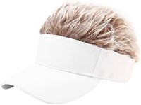 Malaxlx Unisex White Sun Visors Hat