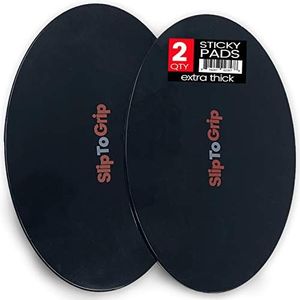 SlipToGrip Premium Cell Pads Twin Pack - Two Universal Cell Pads. Sticky Anti-Slip Gel Pads - Holds Cell Phones, Sunglasses, Coins, Golf Cart, Boating, Speakers.