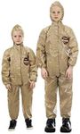 MIRA SAFETY Suit Disposable Protective Coverall with Hood and Elastic Cuff Size (YL)