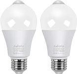 Aukora Motion Sensor Light Bulbs, 1
