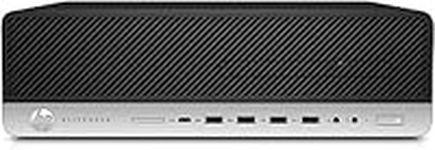 HP EliteDesk 800 G4 SFF Desktop PC, Intel Core i7-8700 3.20GHz, 16GB DDR4, 512GB SSD, WiFi, BT, Window 10 Professional (Renewed), Black