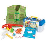 Learning Resources Pretend & Play Fishing Set, Fishing Pole & Tackle Box Toy, 11 Pieces, Ages 3+