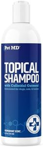 Pet MD TopicalShampoo for Dogs, Cats, & Horses- 12 oz