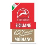 Modiano Siciliane Italian Playing Cards - 150th Anniversary Edition, Premium Quality, 1 Pack, Traditional Sicilian Deck for Family Games, Poker, Bridge & More