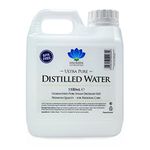 Distilled Water - 100% Pure Steam Distilled H2O - 1100ml (1)