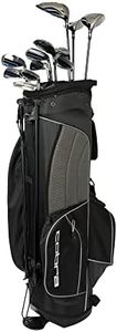 Cobra Golf 2021 Fly XL Complete Set Stand Bag Black-Blue (Men's Right Hand, Graphite Woods-Graphite Irons, Reg Flex, DR-10.5, 3W-14.5, 5W-18.5, 4H-20.5, 5H-23.6, 7-PW, SW, Putter, Stand Bag), Standard
