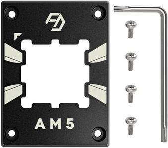 Fexadon tek AM5 CPU Contact Frame Compatible with AMD AM5, Anti-Bending Bracket, CPU Protective Cover, Cooling Contact Frame, Protective Components for AMD Ryzen 7/8/9000 Series CPUs, Black