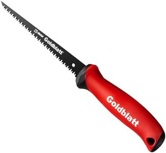 Goldblatt Drywall Saw - 6-inch Jab Saw, Keyhole Saw with Soft Grip Handle, Hand Saw, Sheetrock Saw, Wallboard Saw with 8-TPI Bi-metal Blade