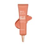 Swiss Beauty Cream It Up Blusher | Highly Pigmented | Long-lasting | Buildable & Blendable | All Skin Types | Shade - Copper Cheeks, 10ml