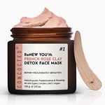 CONCOCTED By All Naturals French Pink Clay Mask | Skin Cooling & Calming For Bright Glowing Face & Blackheads | All Skin Types | With Indian Rose, Rosehip & Helichrysum Oils | Vegan | 100G