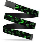 Buckle-Down Men's Web Belt Riddler, Multicolor, 1.5" Wide/Fits up to 42" Pant Size