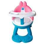 Mee Mee 2 in 1 Infant & Toddler Foldable Safe & Comfortable Booster Seat and Baby Chair with Detachable Feeding Tray for Babies/Kids/Toddlers of 0 to 2 Years (Pink)