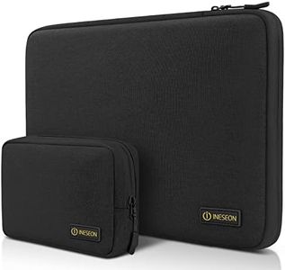 I INESEON 15,6 Pulgadas Funda PC Portátil para 15-15,6 Pulgadas HP Lenovo Thinkpad Ideapad Acer DELL Chromebook Notebook, Funda Ordenador 16 Pulgadas MacBook Pro M1 M2 M3 2019-2023, Negro