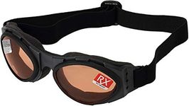 Bobster Bugeye Goggle Blk Frame Amber Lens