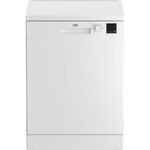 Beko DVN04320W Freestanding Dishwasher | 60 cm Full size with 13 Place Setting | x30 Minute Quick Wash Technology