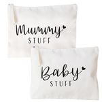 New Mum Gifts Mum to be Canvas Pouch Cosmetic Bag with Zipper Baby Shower Gifts for Mum Mummy to be Gifts