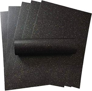 10 Sheets A4 Charcoal Black Sparkle Paper with Iridescent Sparkle 32lb Bond Crafts Card Making Christmas