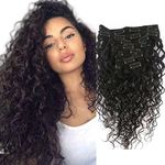 Doren Deep Curly Clip In Human Hair