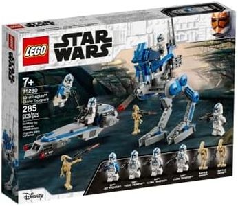 LEGO 75280 Star Wars 501st Legion Clone Troopers;Set for Action-Packed Battles (285 Pieces)