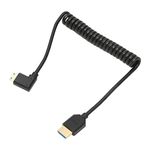 VBESTLIFE HDMI 8K Cable, 90 Degree Right Angle Mini HD Multimedia Interface to HDMI Cord Cable, 8K at 60Hz, 4K at120Hz,for Tablet PC, Digital Camera, Digital Video Camera