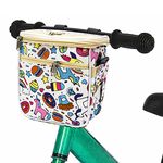 ZKIXUIWI Kids Bicycle Basket Bike Handlebar Bag Organizer, Children's Front Bike Decoration Accessory for Girls & Boys, Kid Bike Bag Fits for Balance Bike, Tricycle, Scooter