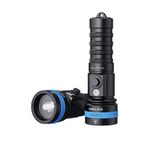 XTAR D26 1600S Dive Flashlight 1600Lm Scuba Diving Light 4 Modes IPX8 Underwater Lights Night Dive Submarine Torch for Outdoor Exploration Under Water Sports(Not Included Any Battery)