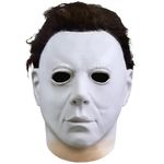 Orgoue Michael Myers Mask, Mike Myers Mask 1978 Latex Micheal Myers Face Michael Myers Masks for Adults Men Kids Scary Halloween Mask for Carnival Party