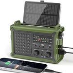 Solar Radio Emergency Hand Crank 12