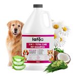 LAFUA 5 in 1 Pet Shampoo and Conditioner | Anti-Tick,Anti-Itch, Shed Control,Dry Shampoo for Puppy,Labrador, Golden Retriever, Shih Tzu | Tick and Flea Dog Shampoo | 935ml |