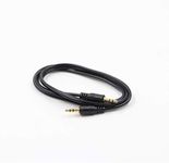 Generic 3.5mm Audio Stereo Cable 6 Ft Black
