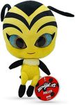 Miraculous Ladybug - Kwami Mon Ami Pollen, 9-inch Bee Plush Toys for Kids, Super Soft Stuffed Toy with Resin Eyes, High Glitter and Gloss, and Detailed Stitching Finishes (Wyncor).