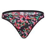 BRUCHI CLUB Modal Fabric Multi Print Breathable Soft Eco-Friendly Men Briefs Thong (L, Multicolour-Red)
