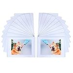 LAGIPA 20 PCS Magnetic Polaroid Picture Frame, Instax Mini Photo Frame for Fridge, Photo Magnets for Refrigerator, Polaroid Frame for Photos, Wallet Size Picture Frame