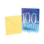 Hallmark 100th Birthday Card (Confetti)