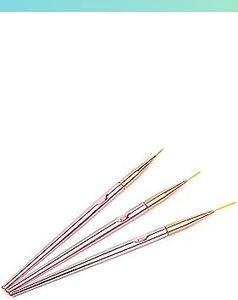 Bolt bee Nail Art Liner Brushes Set, UV Gel Acrylic Application Nail Pens Nail Art Designs Tools(7mm/9mm/11mm)